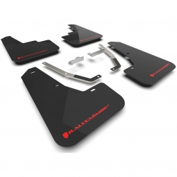 Rally Armor UR Mud Flaps (Black w/ Red Logo), 2024-2025 Crosstrek