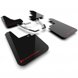 Rally Armor UR Mud Flaps (Black w/ Red Logo), '24-'25 Crosstrek Wilderness