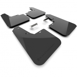 Rally Armor UR Mud Flaps (Black w/ Metallic Black Logo), 2026 Outback