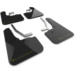 Rally Armor UR Mud Flaps (Black w/ Dark Green Logo), '26 Forester Wilderness