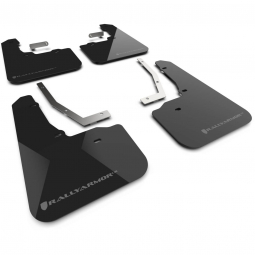 Rally Armor UR Mud Flaps (Black w/ Dark Grey Logo), '26 Forester Wilderness