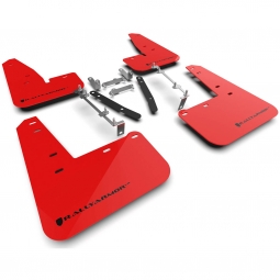 Rally Armor UR Mud Flaps (Red w/ Black Logo), 2023-2025 GR Corolla