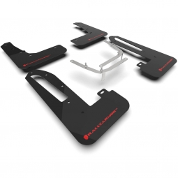 Rally Armor UR Mud Flaps (Black w/ Red Logo), 2023-2025 Civic Type R
