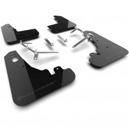 Rally Armor UR Mud Flaps (Black w/ Dark Grey Logo), '22-'25 BRZ & GR86