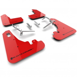 Rally Armor UR Mud Flaps (Red w/ Black Logo), 2022-2025 BRZ & GR86