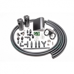 Radium Engineering Dual Catch Can Kit (Fluid Lock), '02-'14 WRX & '04-'21 STi