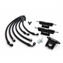 Roger Clark Motorsport Parallel Fuel Rail Kit / Standard Regulator, '01-'07 JDM STi EJ207 Spec-C