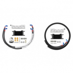 Roger Clark Motorsport Engine Oil & Power Steering Cooler Kit w/ SS Bracket, '08-'14 WRX & STi