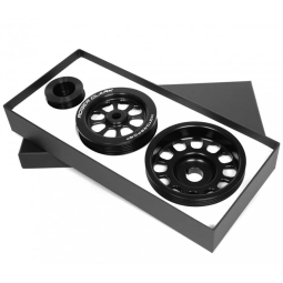 Roger Clark Motorsport Super Lightweight Ancillary Pulley Kit w/ No Air Con, '92-'00 WRX & STi