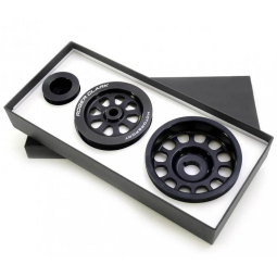 Roger Clark Motorsport Super Lightweight Ancillary Pulley Kit w/ No Air Con, '02-'07 WRX & STi