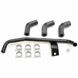 Samco Silicone Oil Cooler Hose Kit (Matte Black), '02-'05 WRX & '04-'07 STi