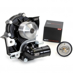 Roger Clark Black Series Water Pump & 70c Degree Thermostat 3 Port, '04-'07 WRX & '04-'21 STi