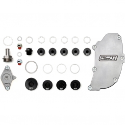 Roger Clark Motorsport 13 Piece Billet Block Blanking Kit (Silver), '02-'14 WRX & '04-'21 STi