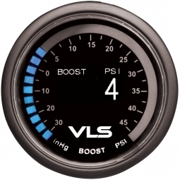 Revel VLS Boost Gauge (52mm, 30inHg-45 PSI)