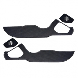 Revel GT Design Kick Panel Covers w/ Silver Stitch (4 Pieces), '22-'25 BRZ & GR86