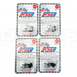 Speed Bleeder Brake Bleeder Screws (10mm Short, Stainless Steel, Set/8), '04-'21 STi