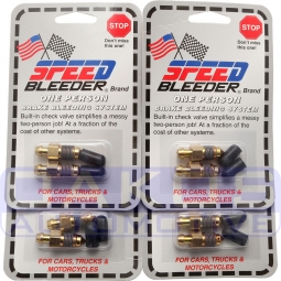 Speed Bleeder Brake Bleeder Screws (10x1.0mm x 1.25 Short, Set/8), '04-'21 STi