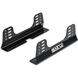 Sparco Seat Side Mount Set (Steel, Black), For Sparco Competition Seats