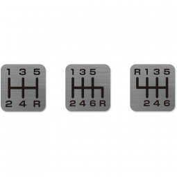 Tomei Duracon Shift Knob Repair Part Shift Pattern Sticker (3-Piece Set)