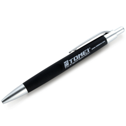 Tomei Ballpoint Pen (Black Body w/ Black Ink)
