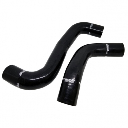 Torque Solution Silicone Radiator Hose Kit (Black), '08-'14 WRX & '08-'21 STi