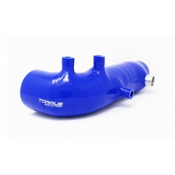 Torque Solution Silicone Turbo Inlet Hose (2.4in, Blue), '02-'07 WRX & '04-'21 STi
