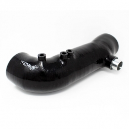 Torque Solution Silicone Turbo Inlet Hose Black (Recirc), '02-'07 WRX & '04-'21 STi