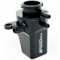 Torque Solution Coolant Expansion Tank (Black), '02-'07 WRX & '04-'21 STi