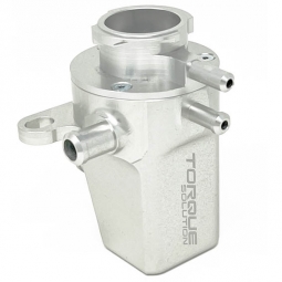 Torque Solution Coolant Expansion Tank (Silver), '02-'07 WRX & '04-'21 STi