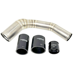 Torque Solution Titanium Top Mount Charge Pipe (Brushed), '22-'26 WRX