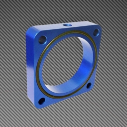 Torque Solution Throttle Body Spacer (Blue), 2013-2020 BRZ/FR-S/86
