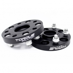 Torque Solution Forged Aluminum Wheel Spacer 56mm Hub 5x114.3 - 25mm, '05-'21 STi & '15-'21 WRX
