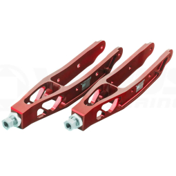 Verus Lightweight 7000 Series Billet Aluminum Rear LCA (Anodized Red), '13-'20 BRZ/FR-S/86
