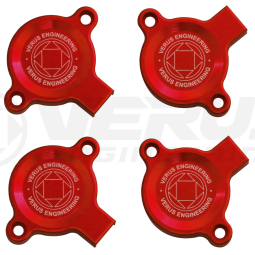 Verus Cam Sensor Cover Kit, Set/4 (Anodized Red), '13-'20 BRZ/FR-S/86