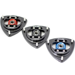 Verus Front Camber Plate Kit (Pair/2, Anodized Black), '13-'20 BRZ/FR-S/86