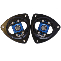 Verus Front Camber Plate Kit (Pair/2, Anodized Blue), '13-'20 BRZ/FR-S/86