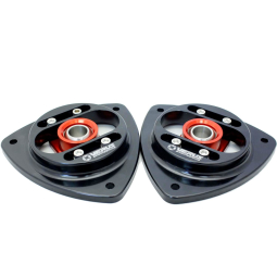 Verus Front Camber Plate Kit (Pair/2, Anodized Red), '13-'20 BRZ/FR-S/86