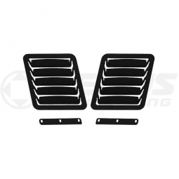 Verus Hood Louver Kit (Powder Coated Black), '15-'21 WRX & '15-'21 STi