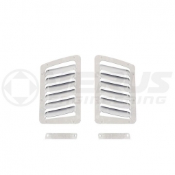 Verus Hood Louver Kit, Small Louvers Only (Bare Aluminum), '13-'20 BRZ/FR-S/86
