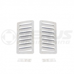 Verus Hood Louver Kit, Large Louvers Only (Bare Aluminum), '13-'20 BRZ/FR-S/86