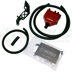 Verus Air/Oil Separator Kit (Anodized Red), 2008-2014 STi