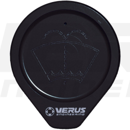 Verus Windshield Washer Cap (Anodized Black), '08-'14 WRX & '08-'21 STi