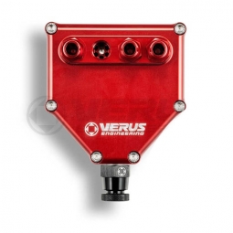 Verus Dual Air/Oil Separator Kit (Anodized Red), 2022-2023 BRZ & GR86