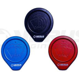 Verus Windshield Washer Cap (Anodized Black), 2015-2021 WRX & STi