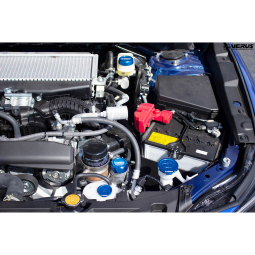Verus Engine Bay Cap Kit w/ RLA Style Oil Cap (Anodized Blue), '22-'26 WRX