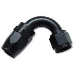 Vibrant AN Hose End Fitting (120 Degree, -8AN, Black)
