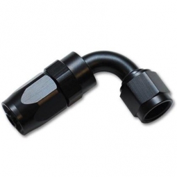 Vibrant AN Hose End Fitting (90 Degree, -8AN, Black)